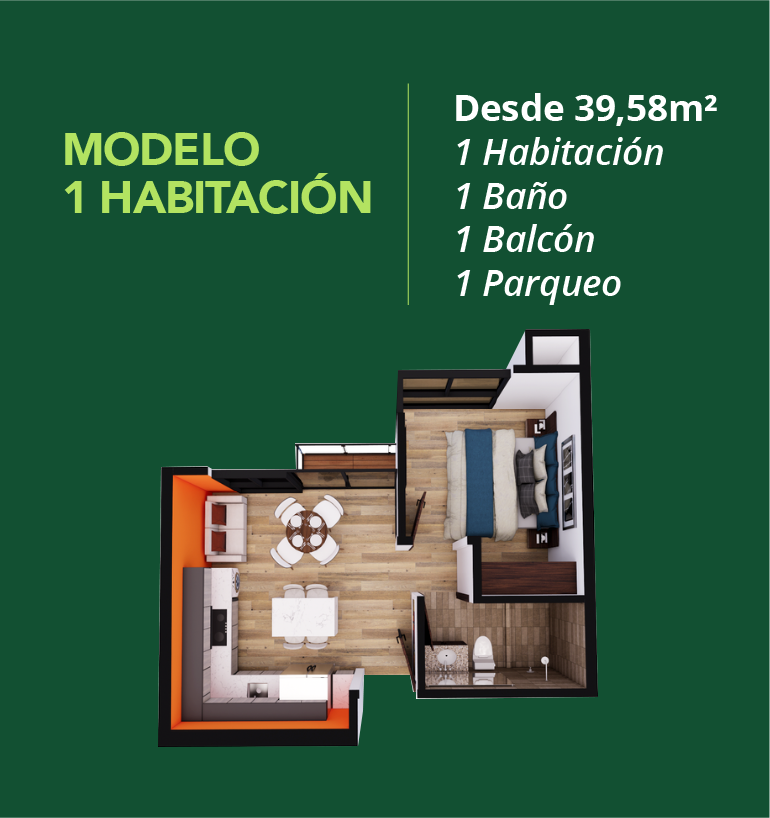1 habitacion mob